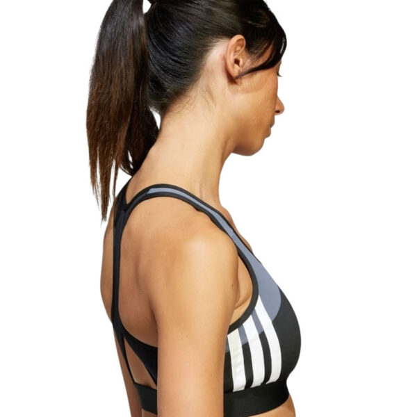 Áo Bra Tập Luyện 3 Sọc Medium Support Powerimpact