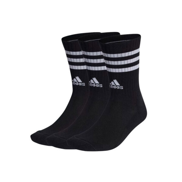 Bộ 3 Đôi Tất Cổ Cao Lót Đệm 3 Sọc Adidas